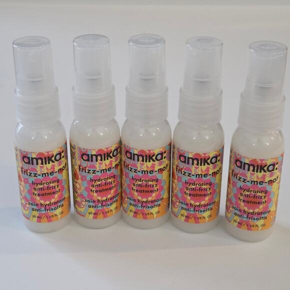 Amika Frizz-me-not Hydrating Anti-Frizz Treatment Spray 5-pc Travel Size 30 ML - Picture 1 of 6